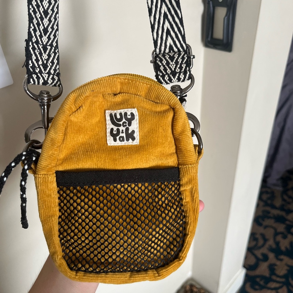 Lucy & Yak Mustard Yellow Crossbody Bag